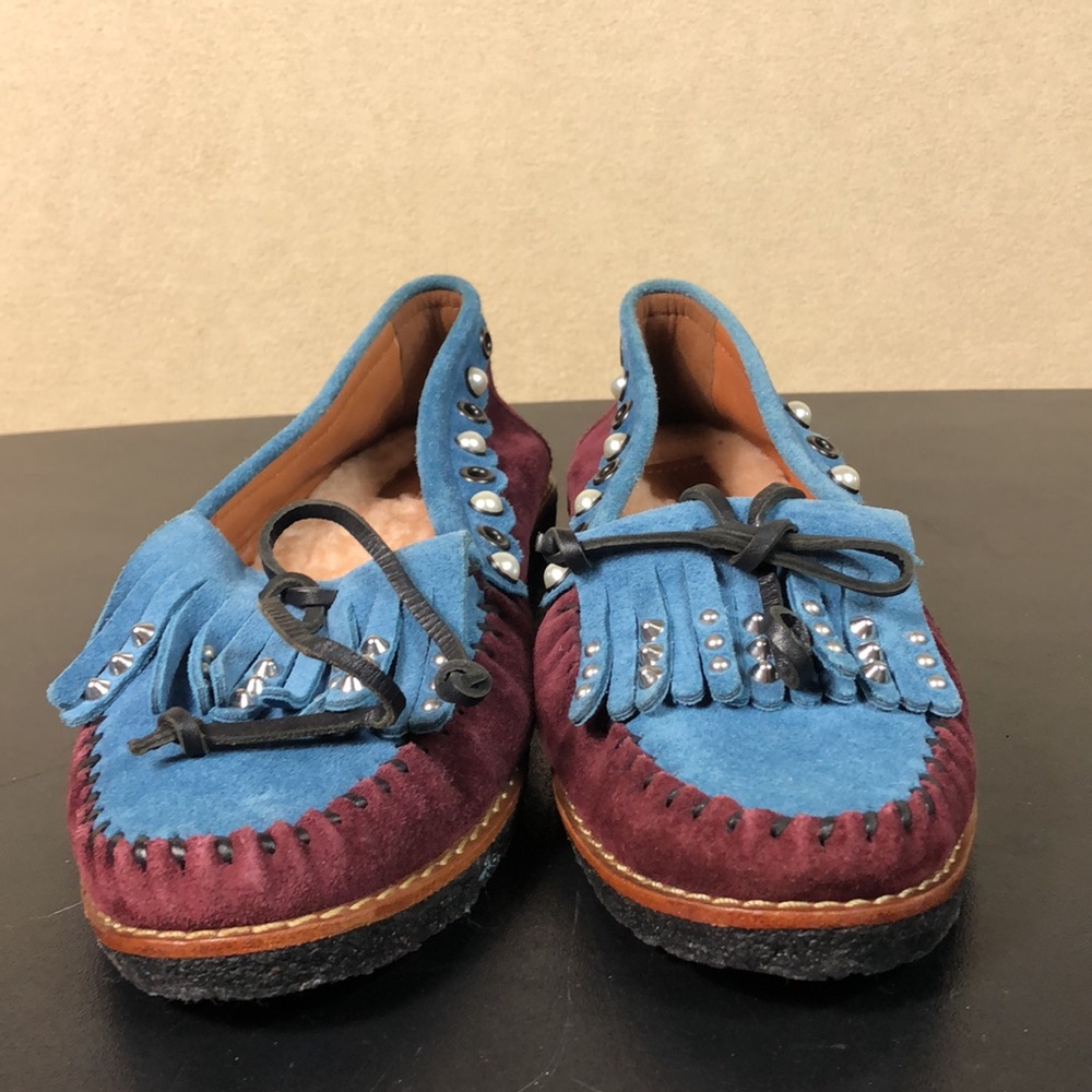 Coach Rexy Stud Charms Embellished Slip On Moccasin Sandal Shoes Women size 8.5B - Picture 3 of 10